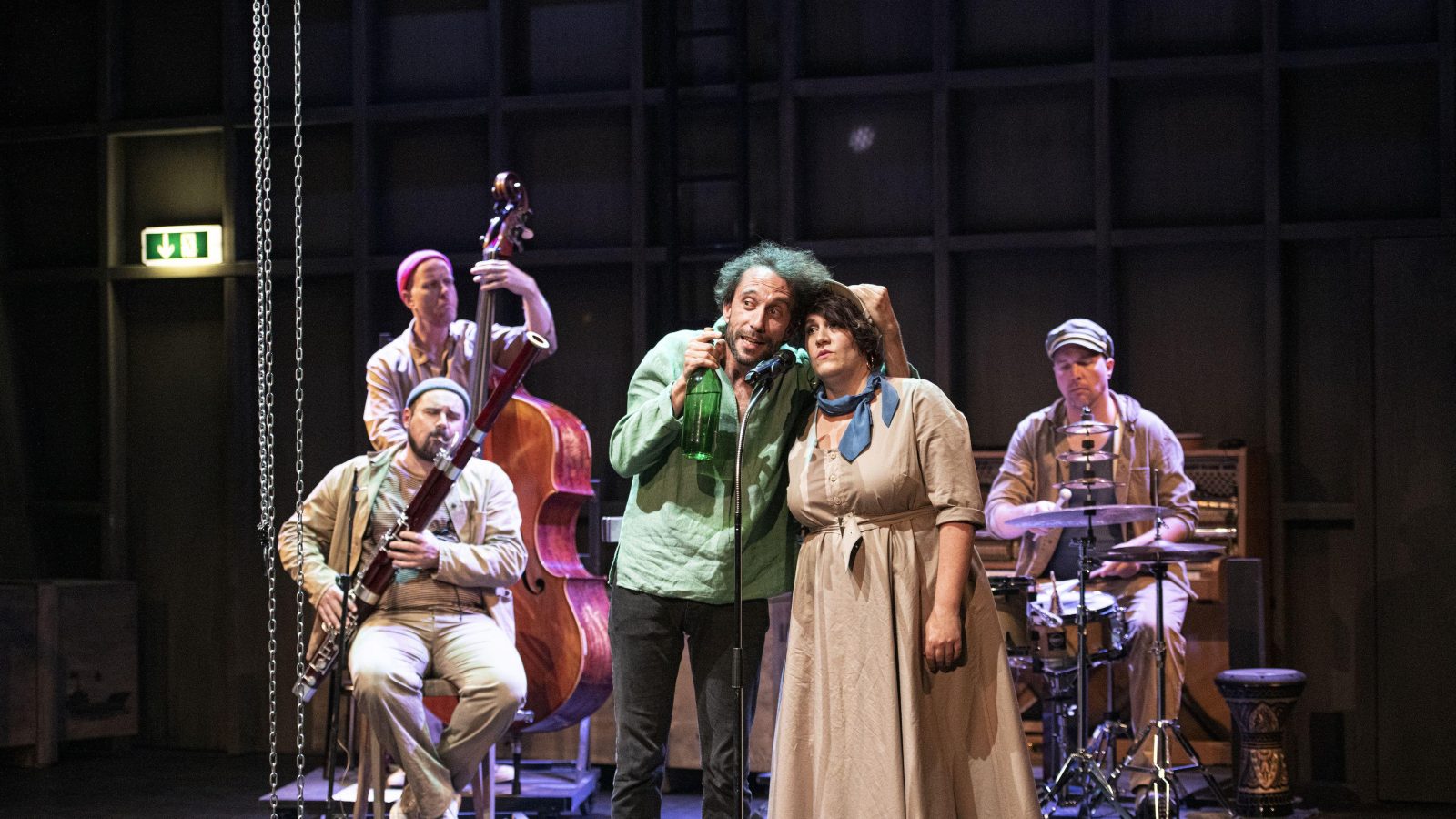 Tredeschin Retg, Theater anlässlich der 100 Jahre Lia Rumantscha, 2019. Credits: Lia Rumantscha / Mayk Wendt