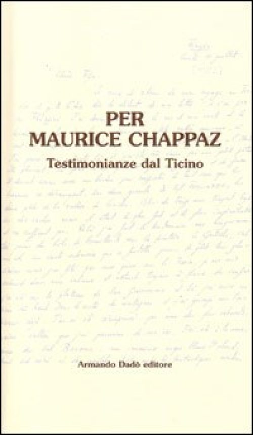 Per Maurice Chappaz