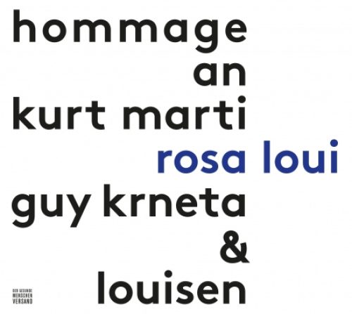 Hommage an Kurt Marti